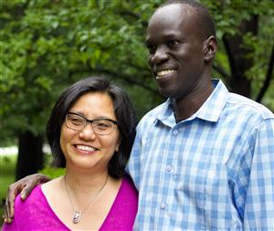 Linda Sue Park and Salva Dut 